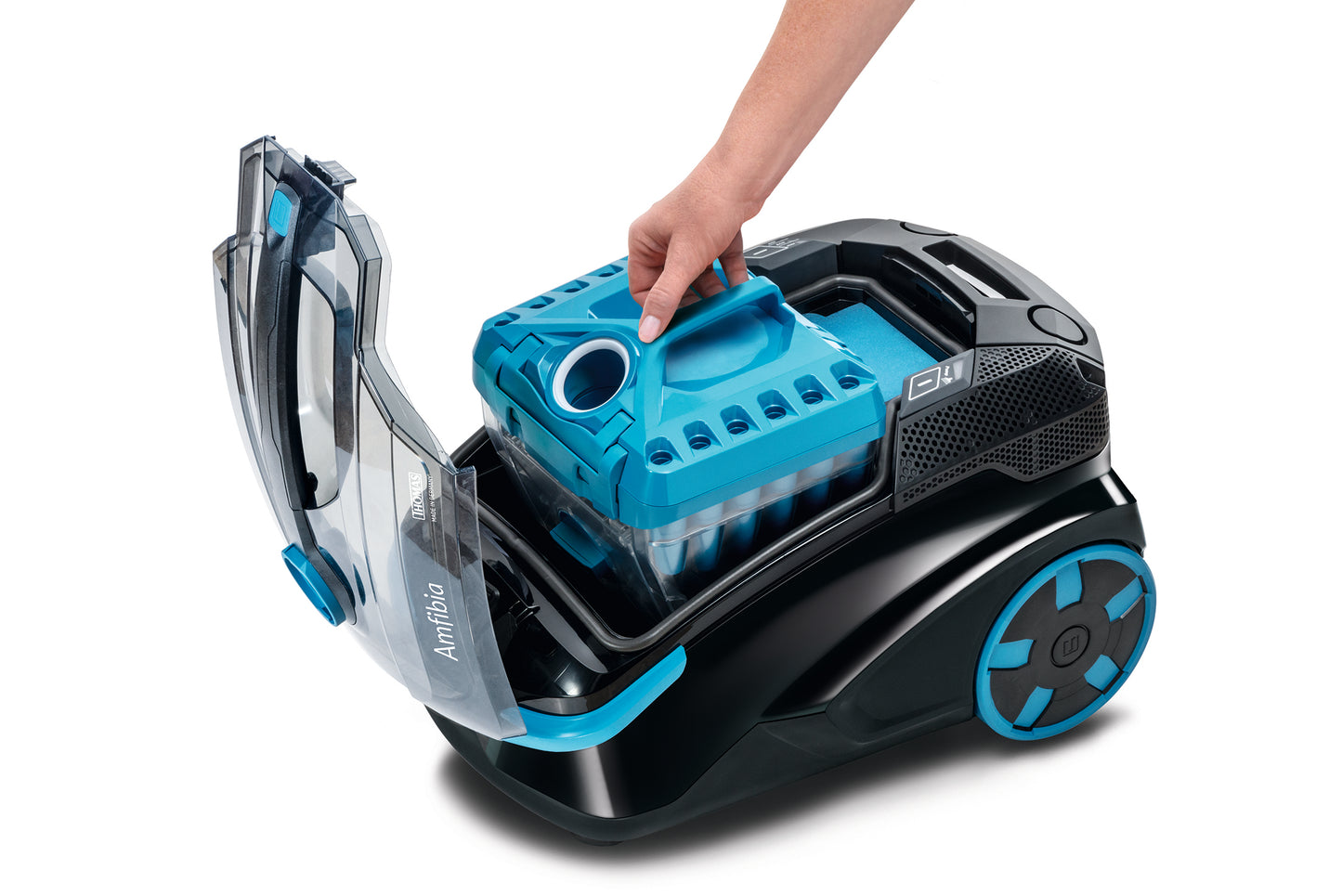 Aspirator cu spalare si filtrare prin apa, Thomas Amfibia, 1700W , Cycloon Hybrid, 788596